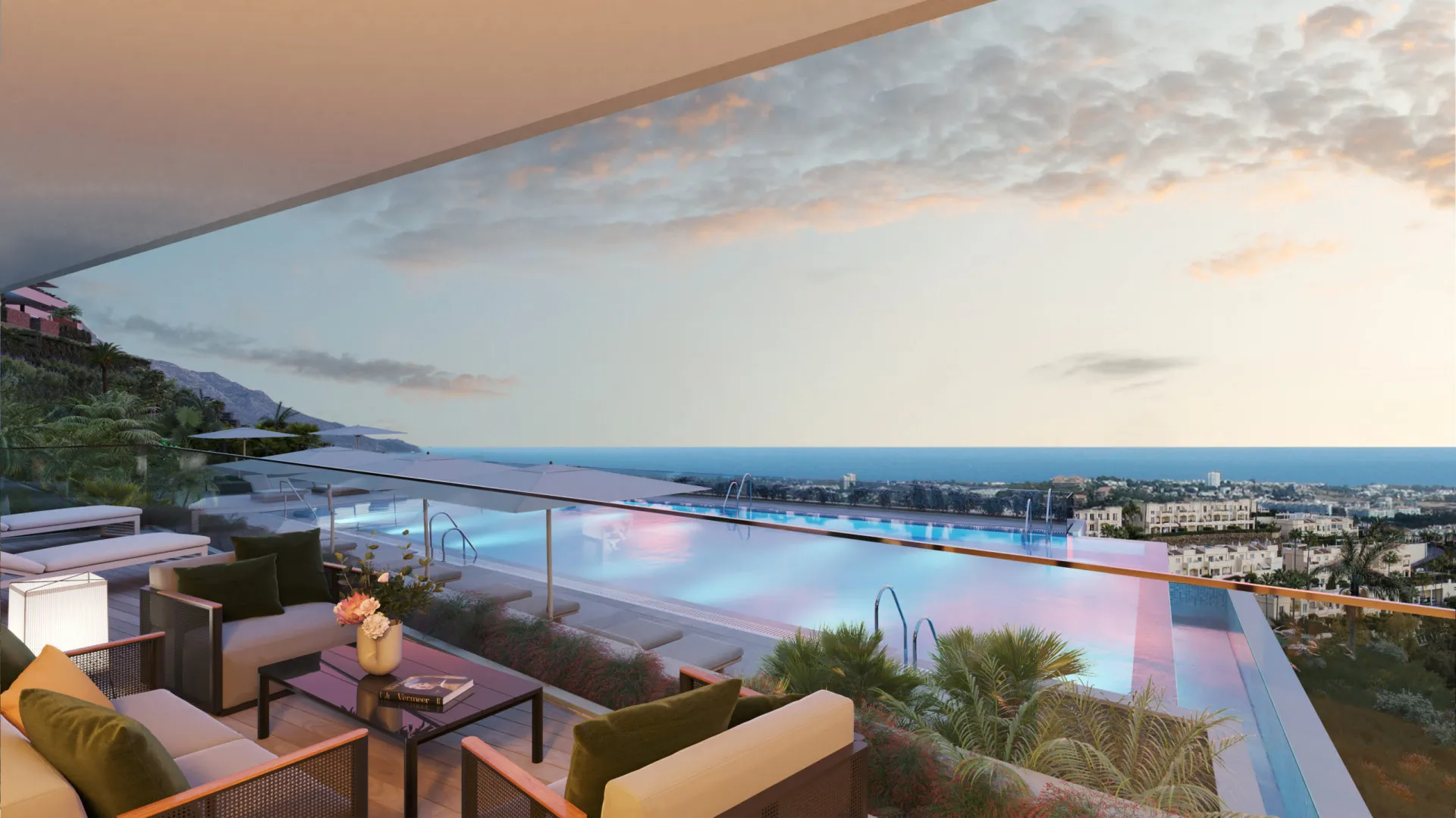 Apartamentos de lujo en Benahavís con vistas al mar