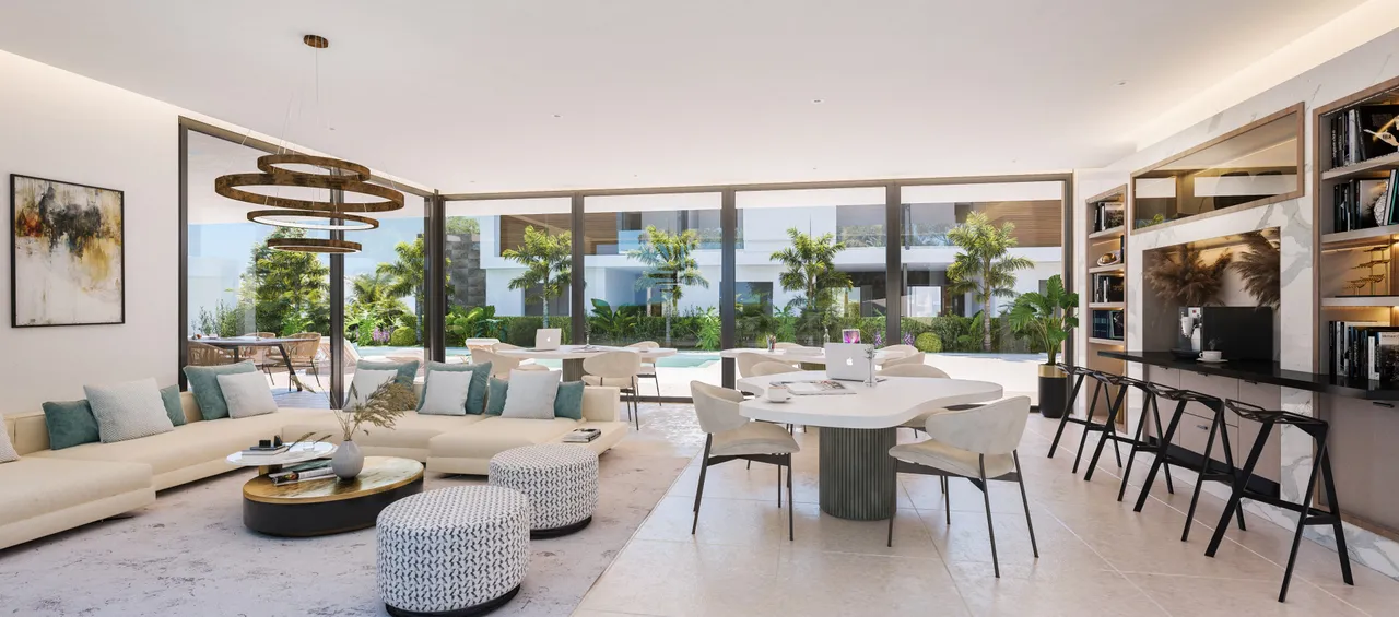 Complejo de 27 casas con vistas al mar y piscina privada image 1