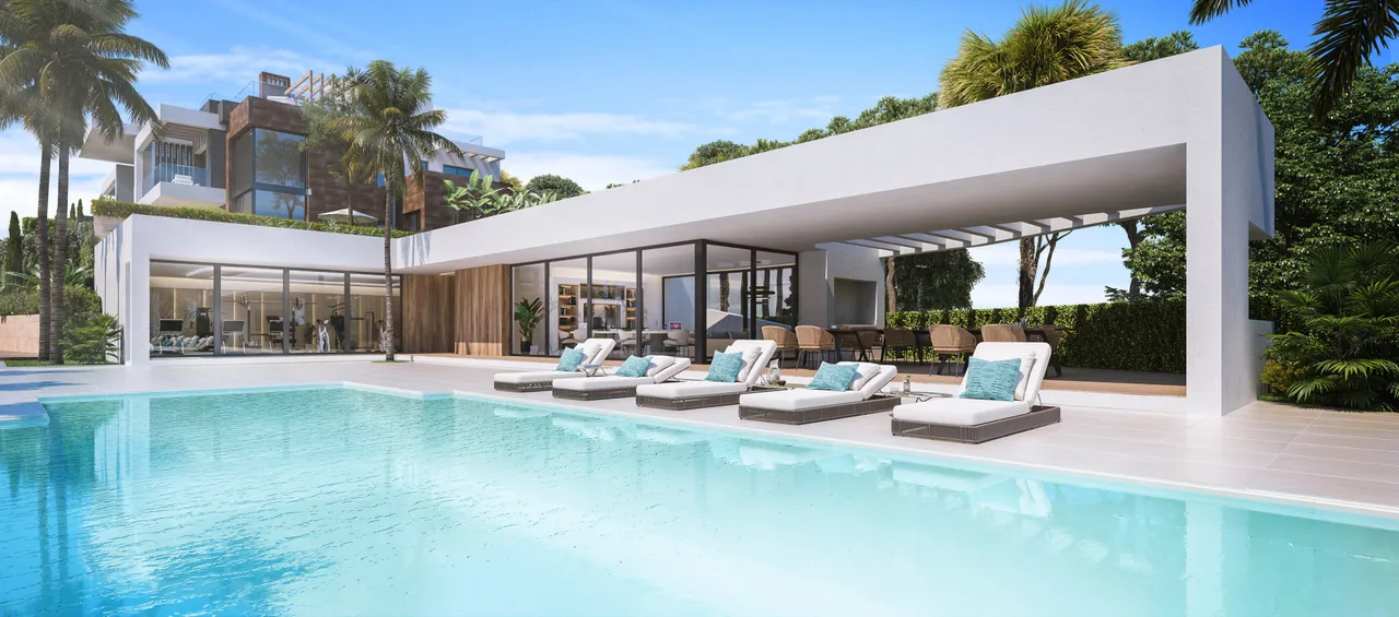 Complejo de 27 casas con vistas al mar y piscina privada image 2