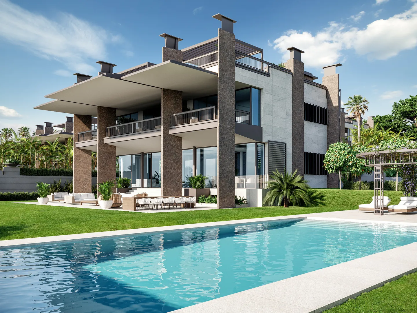 Contemporary luxury villas in Atalaya de Río Verde