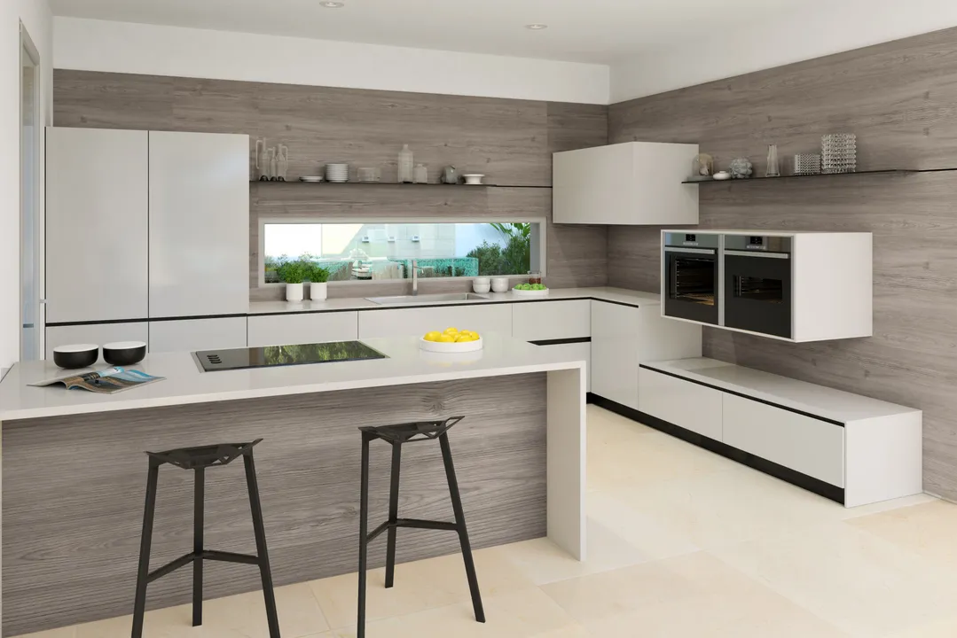 Modern two-level villa with construction permit image 3