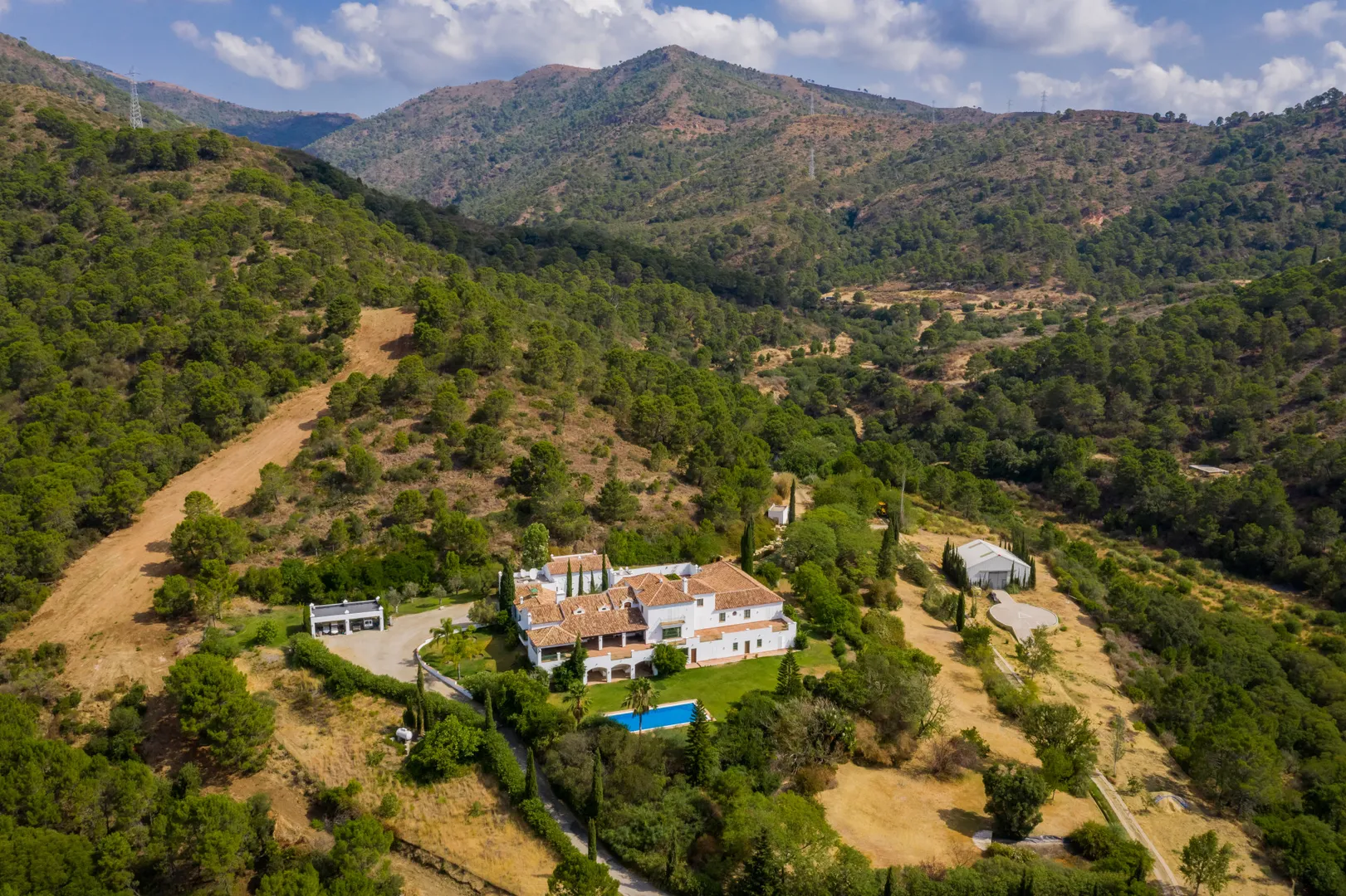 Andalusian Cottage with Sea Views and Helipad