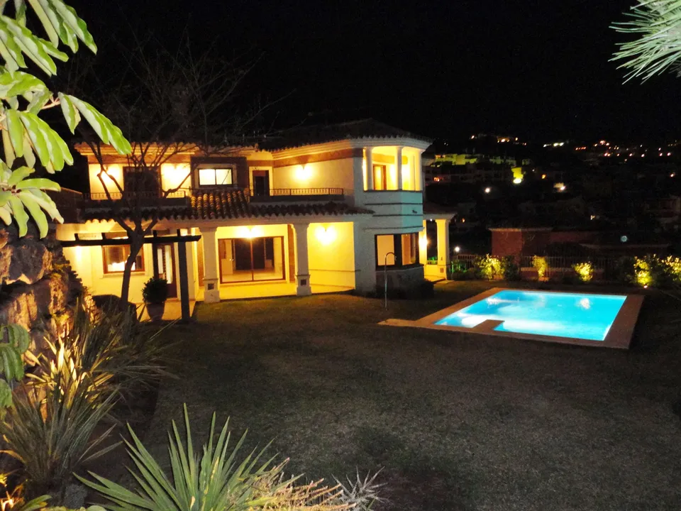 Mediterranean Villa in Los Arqueros Golf with sea and golf course views image 1
