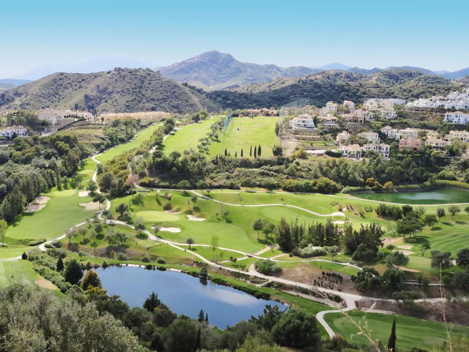 Mediterranean Villa in Los Arqueros Golf with sea and golf course views image 0