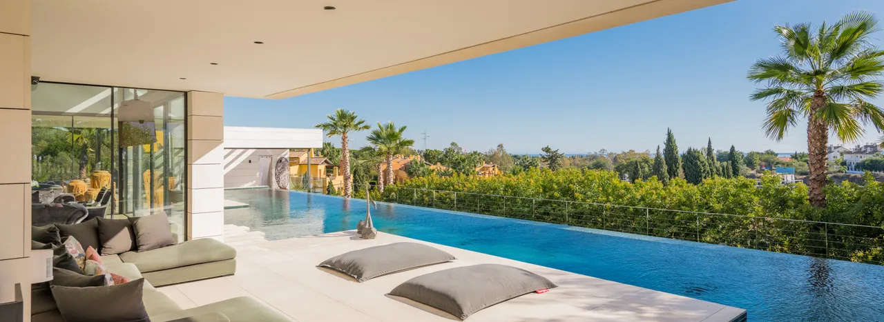 Modern villa with sea and mountain views image 1