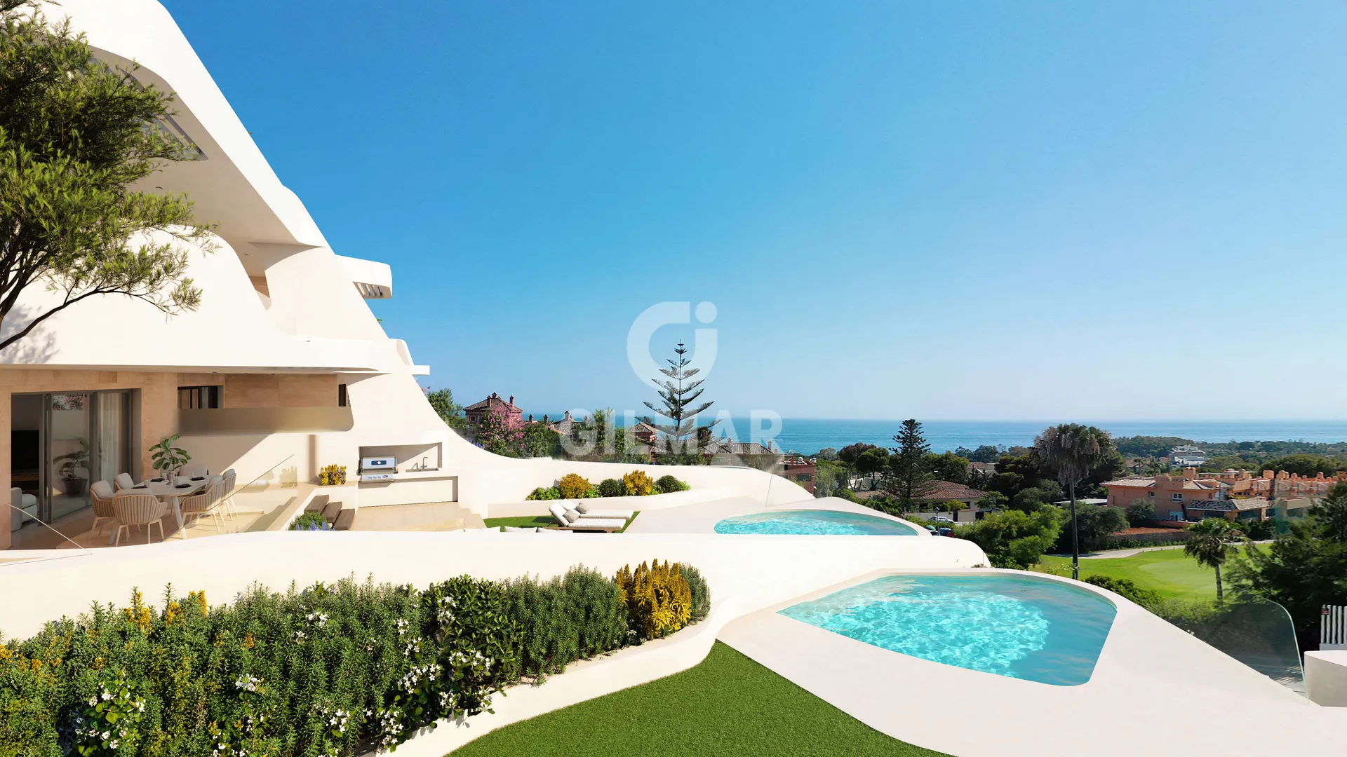 Ático Lujo Nuevo en Cabopino con Piscina Privada