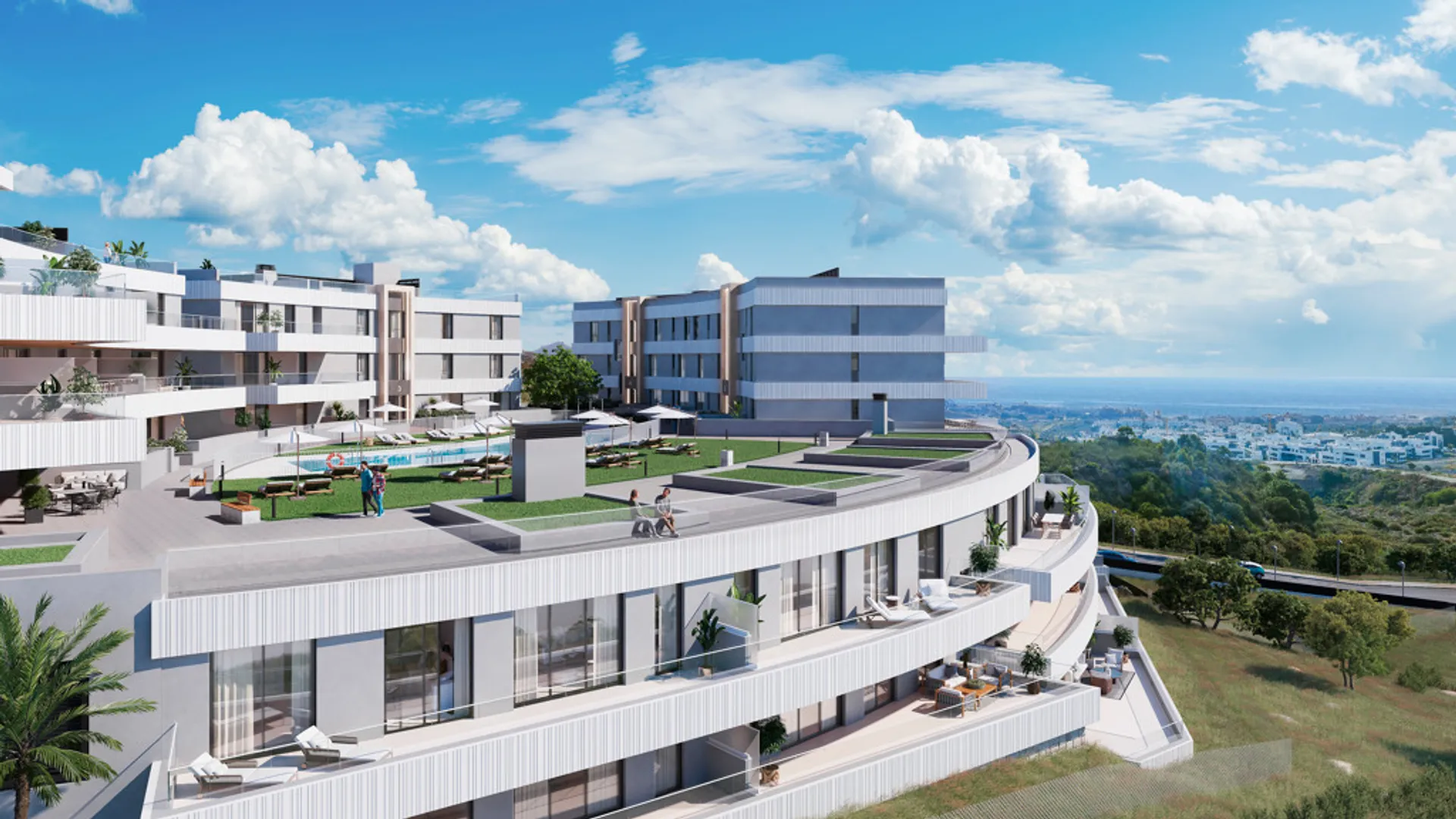 Imagen 1 de Exclusivo Apartamento con Jardín y Vistas en Estepona