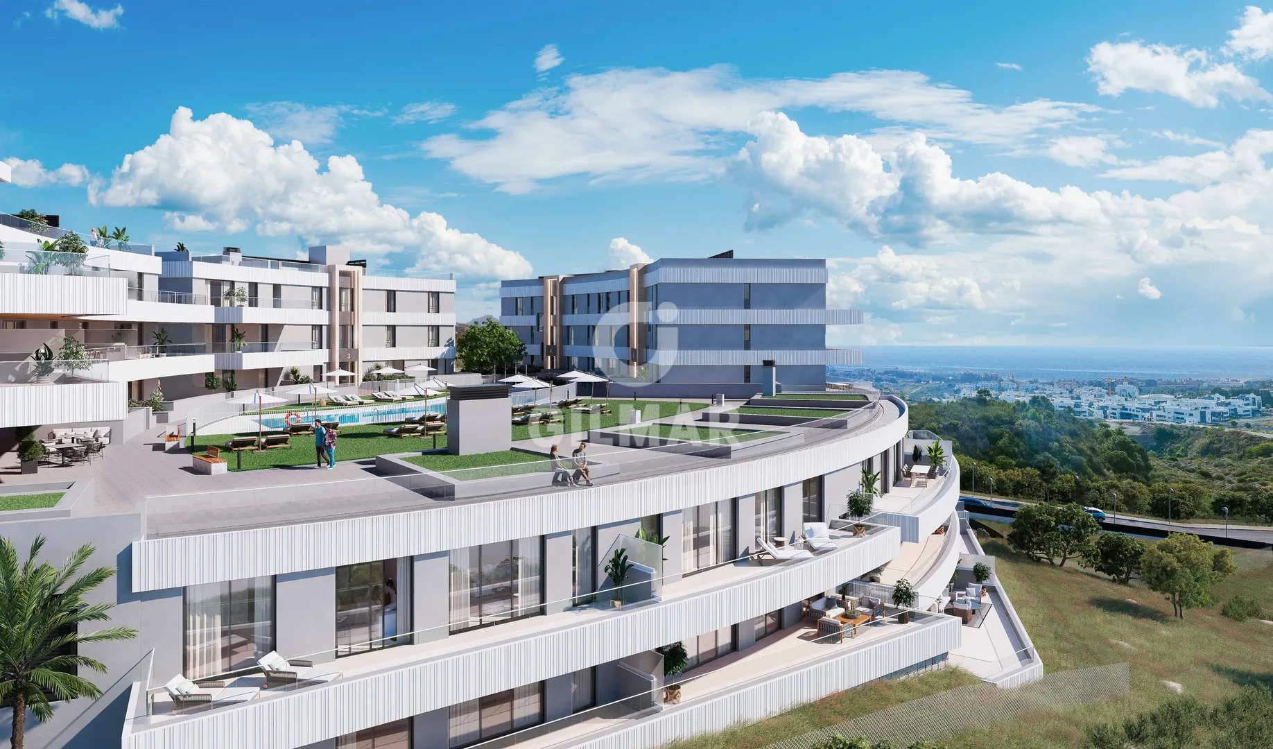 Exclusivo Apartamento con Jardín y Vistas en Estepona