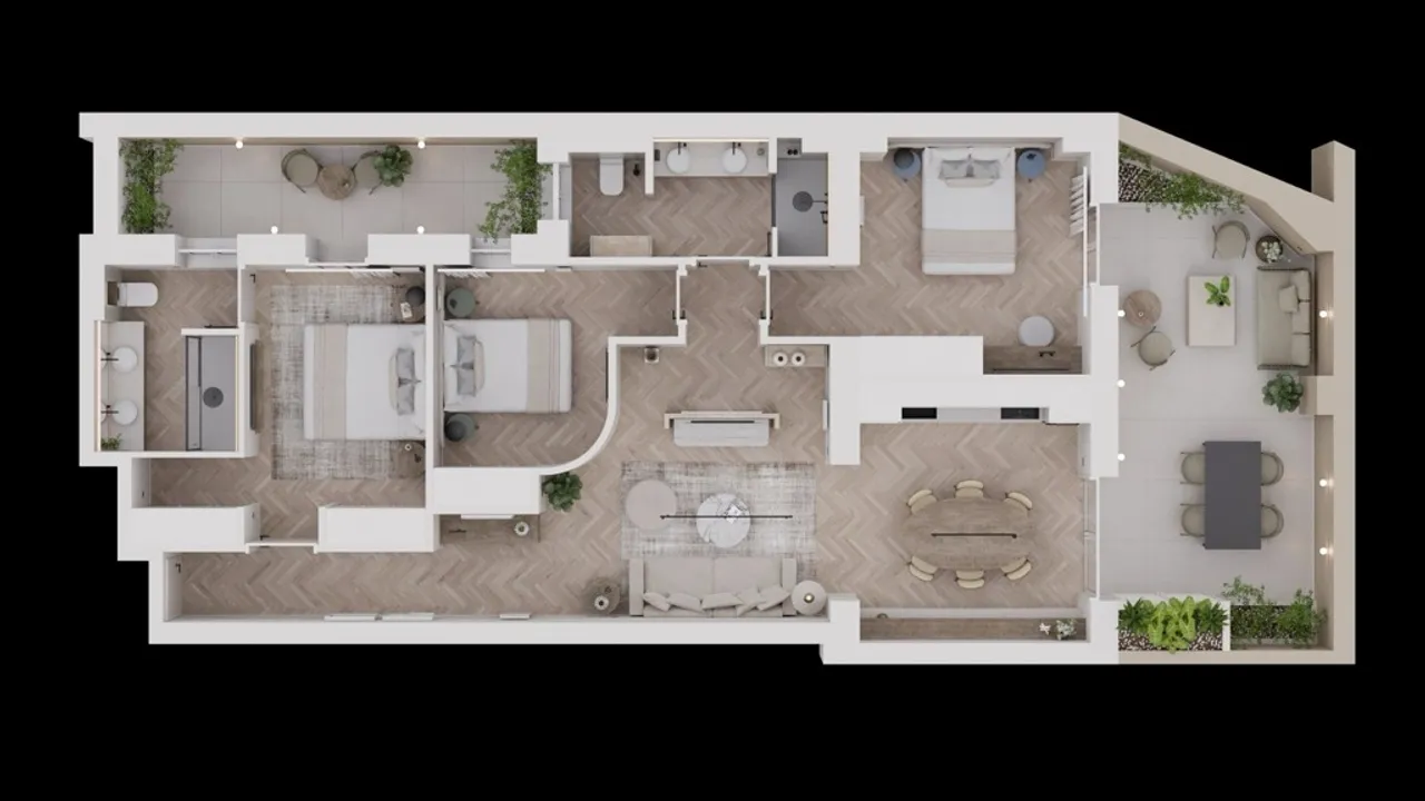 Spacious Apartment in Tetuán with Patios and Excellent Connections image 2