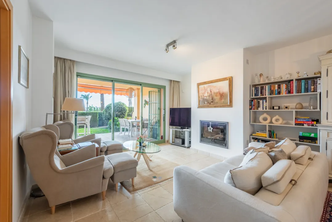 Spacious Apartment with Private Garden in Los Flamingos Golf Resort image 1