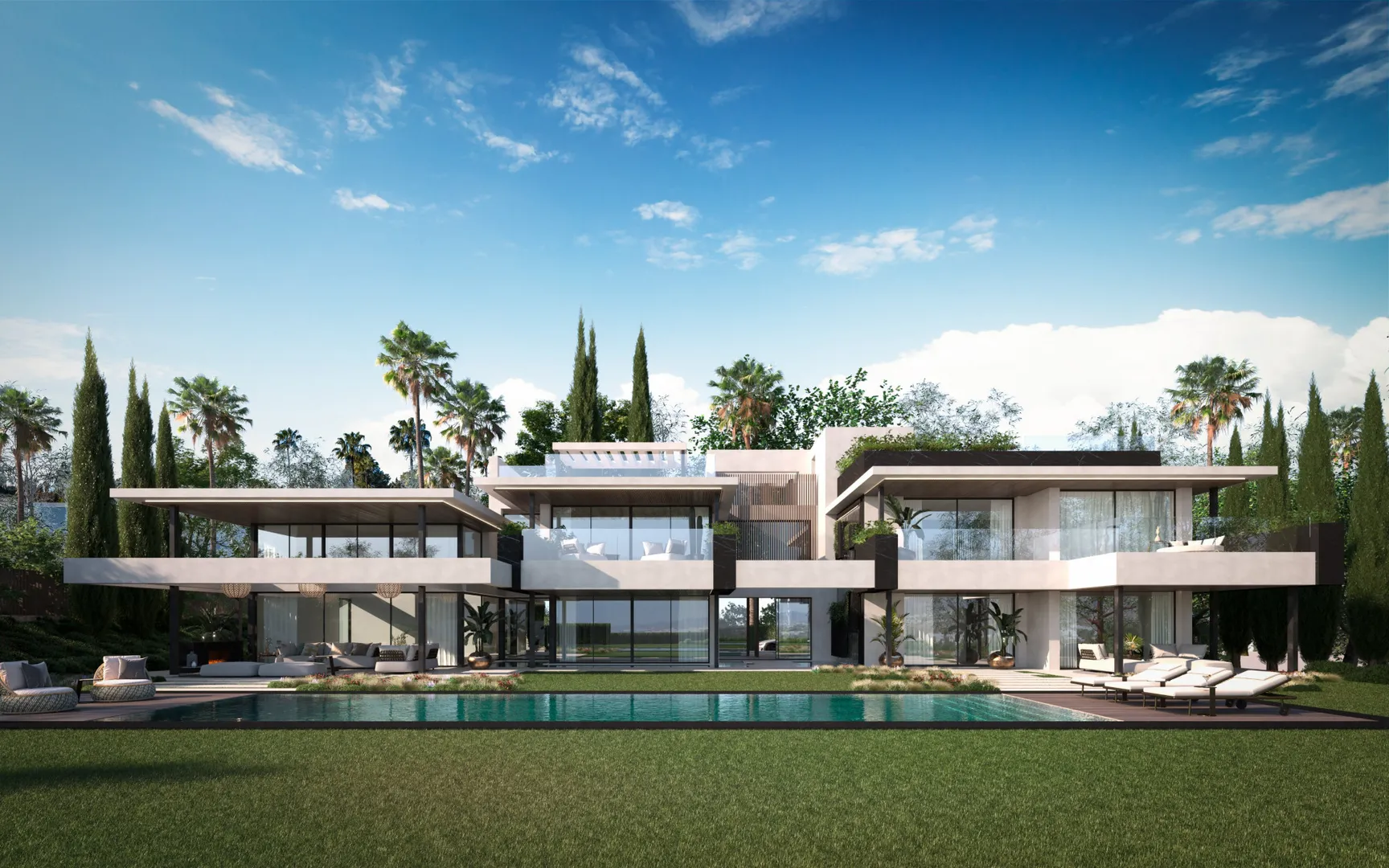 Villa de Lujo en Sotogrande Playa: Diseño Contemporáneo y Vistas Espectaculares