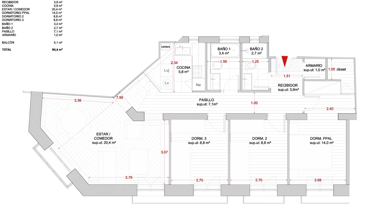 Exterior apartment with balconies image 2