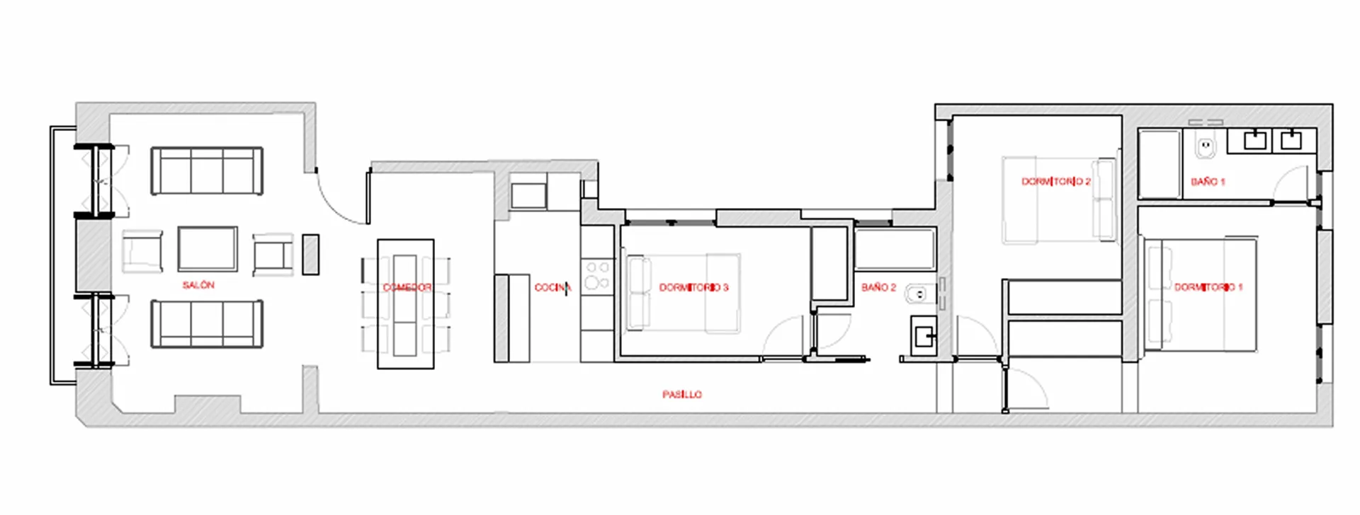 Brand new apartment in Salamanca neighborhood