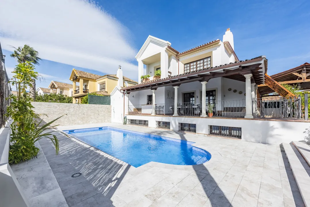 Andalusian Villa Steps from the Beach in San Pedro image 0